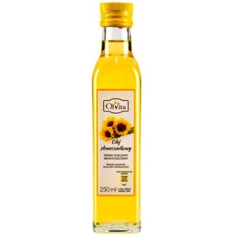 Olej słonecznikowy 250ml Olvita cena 7,90zł