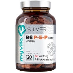 MyVita Silver Pure Witamina B6 P-5-P 120kapsułek cena 49,00zł