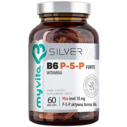 MyVita Silver Pure Witamina B6 P-5-P 60kapsułek cena 33,00zł