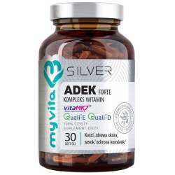 MyVita Silver Pure ADEK forte 30kapsułek cena 29,90zł