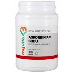 MyVita Askorbinian sodu (Buforowana Witamina C) proszek 1000g cena 99,60zł