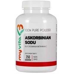 MyVita Askorbinian sodu (Buforowana Witamina C) proszek 250g cena 30,90zł