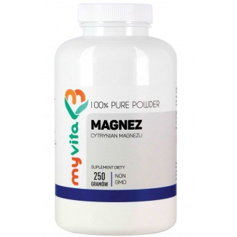 MyVita Magnez cytrynian magnezu proszek 250g cena 35,95zł