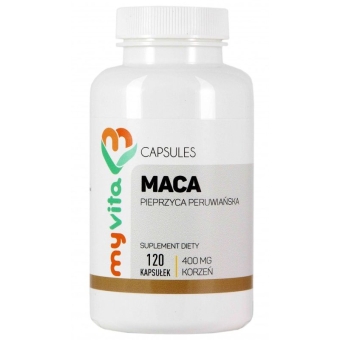 MyVita Maca 400mg 120kapsułek cena 28,95zł