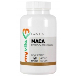 MyVita Maca 400mg 120kapsułek cena 28,95zł
