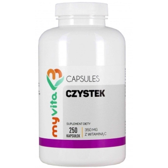 MyVita Czystek + Witamina C 250kapsułek cena 65,85zł