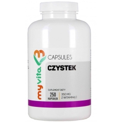 MyVita Czystek + Witamina C 250kapsułek cena 65,85zł