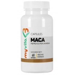 MyVita Maca 400mg 60kapsułek cena 18,95zł