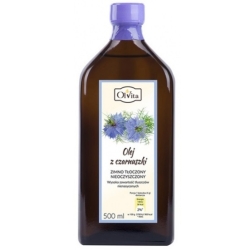 Olej z czarnuszki tłoczony na zimno 500ml Olvita cena 89,00zł