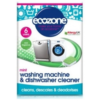 Ecozone tabletki do odkamieniania oraz czyszczenia pralek i zmywarek miętowe 6sztuk cena 32,90zł