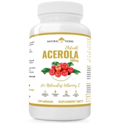 Natural Herbs Acerola Forte 500mg 120tabletek Alto Pharma OSTATNIE SZTUKI cena 17,75zł