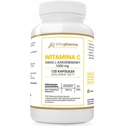 Witamina C 1000mg 120kapsułek Alto Pharma cena 36,99zł