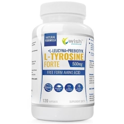 Wish Pharmaceutical L-Tyrosine Forte 500mg 120kapsułek cena 30,95zł