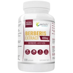 Wish Pharmaceutical Berberis Extract 400mg 120kapsułek cena 33,40zł