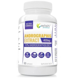 Wish Pharmaceutical Andrographis Extract 400mg 60kapsułek cena 28,90zł