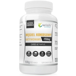 Węgiel Kokosowy Aktywowany 150g Wish Pharmaceutical cena 18,90zł