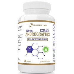 Andrographis Extract 400mg 60kapsułek Progress Labs cena 28,90zł