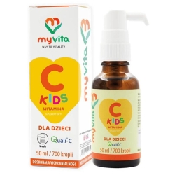 MyVita Witamina C dla dzieci krople 50ml cena 29,50zł