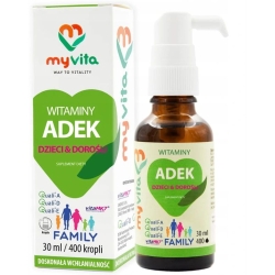 MyVita Witaminy ADEK Family krople 30ml cena 47,99zł