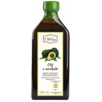 Olej z avocado (awokado) 250 ml Olvita cena 33,90zł