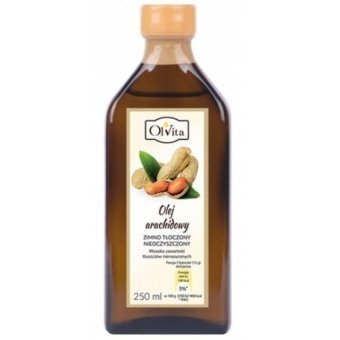 Olej arachidowy zimnotłoczony 250 ml Olvita cena 18,39zł