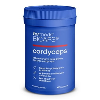 Formeds BICAPS Cordyceps 60kapsułek cena 58,49zł