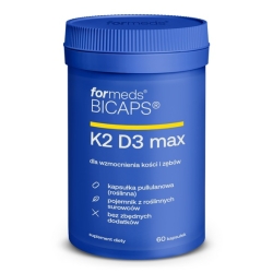 Formeds BICAPS K2 D3 MAX 60kapsułek cena 79,99zł