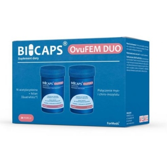 Formeds Bicaps OvuFEM Duo 90kapsułek cena 75,99zł