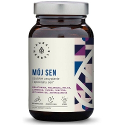 Aura Herbals Mój Sen (Szybkie zasypianie i spokojny sen) 60kapsułek cena 35,89zł