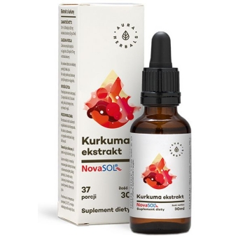 Aura Herbals Kurkuma ekstrakt NovaSOL krople 30ml cena 40,90zł