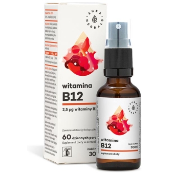 Aura Herbals Witamina B12 aerozol 30ml cena 15,49zł