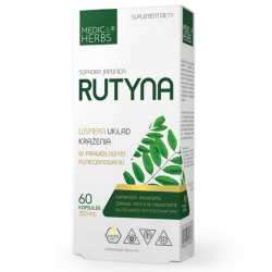 Medica Herbs Rutyna 350mg 60kapsułek cena 21,95zł