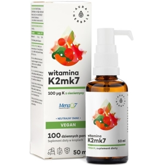 Aura Herbals Witamina K2 100 µg Vegan krople 50ml cena 43,95zł