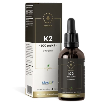 Aura Herbals Witamina K2 MenaQ7 Premium Vegan 50ml cena 39,90zł