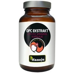 Hanoju OPC ekstrakt z pestek winogron 400mg 90kapsułek cena 77,00zł