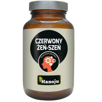 Hanoju Czerwony Żeń-szeń ekstrakt 450mg 60kapsułek wegetariańskich cena 79,00zł