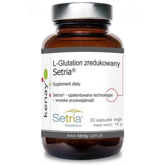L-Glutation zredukowany Setria® 30kapsułek Kenay cena 86,90zł