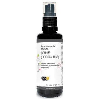 Kurkuma BCM-95® (BIOCURCUMIN®) fermentowany ekstrakt spray 50ml  Kenay  cena 76,90zł