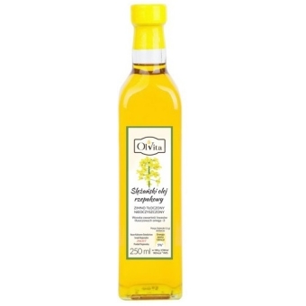 Ślężański olej rzepakowy zimnotłoczony 250ml Olvita cena 8,90zł