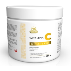 Witamina C kompleks proszek 500g Slavito cena 99,00zł