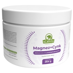 Magnez + Cynk proszek 264g Slavito cena 99,00zł