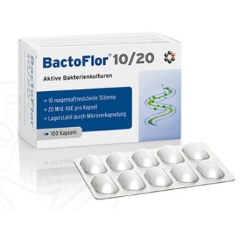 Dr Enzmann BactoFlor 10/20 100kapsułek Mito-Pharma cena 246,00zł