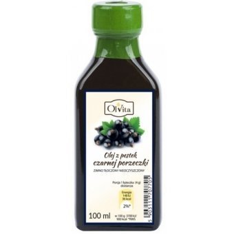 Olej z pestek czarnej porzeczki 100 ml Olvita cena 26,15zł