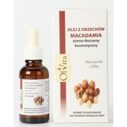Olej kosmetyczny z orzechów macadamia 30 ml Olvita cena 15,90zł