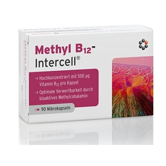 Dr Enzmann Metylowana B12 Methyl B12 - Intercell 90kapsułek Mito-Pharma cena 149,90zł