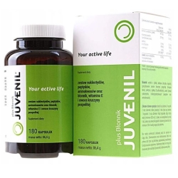 Juvenil plus błonnik 180kapsułek cena 84,75zł