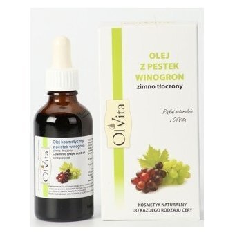 Olej kosmetyczny z pestek winogron 50 ml Olvita cena 18,80zł