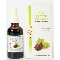 Olej kosmetyczny z pestek winogron 50 ml Olvita cena 18,90zł