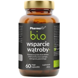 Pharmovit Wsparcie wątroby+ BIO 60kapsułek cena 35,05zł