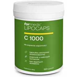 Formeds LIPOCAPS C 1000 liposomalna witamina C 120kapsułek cena 103,99zł